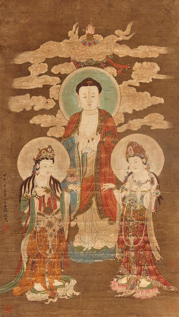 84 丁云鹏佛像绢本立轴|品得拍—24小时在线拍卖平台